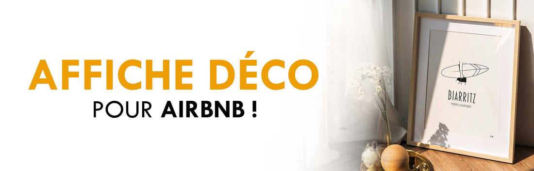 Affiche déco pour Airbnb