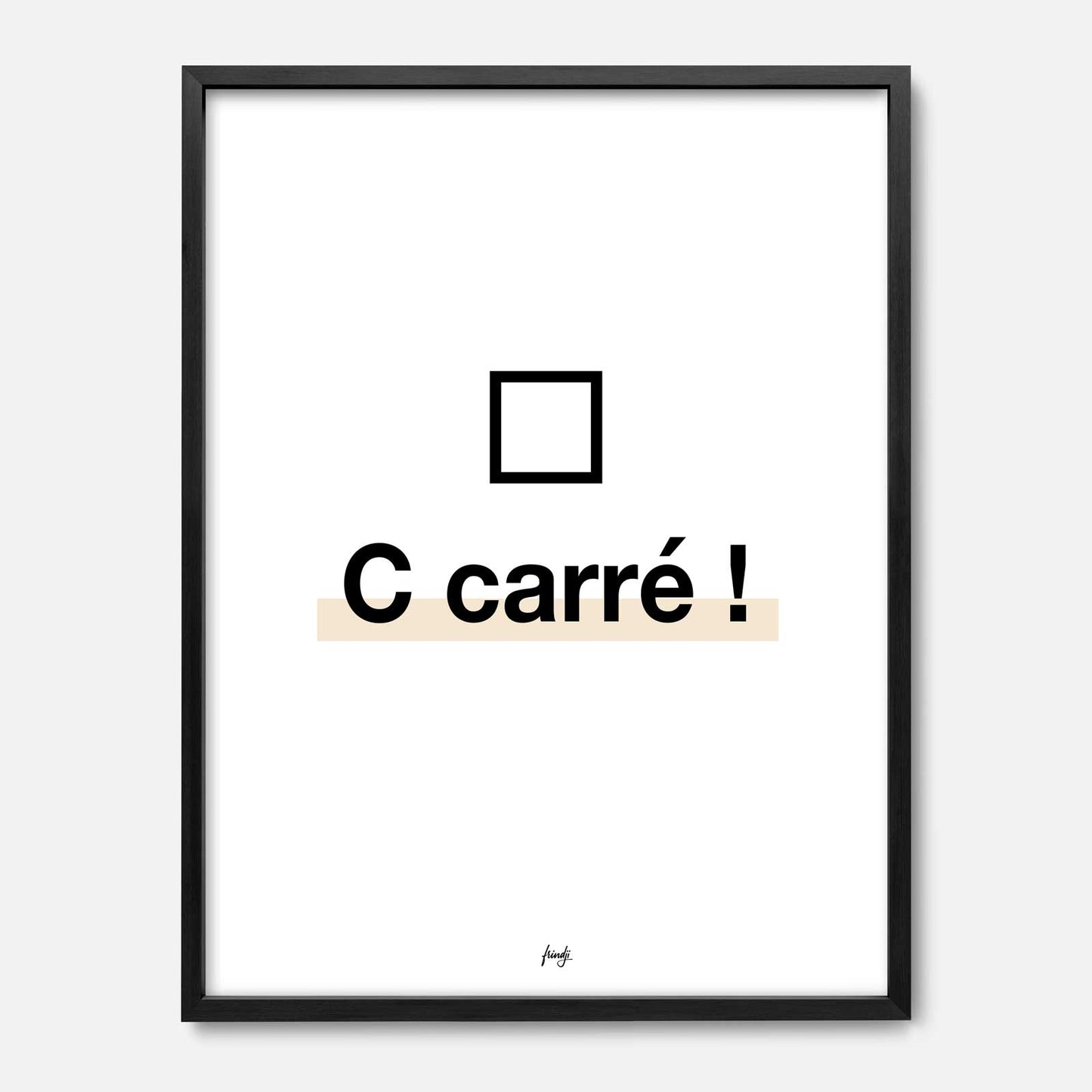 Affiche et poster c'est carré