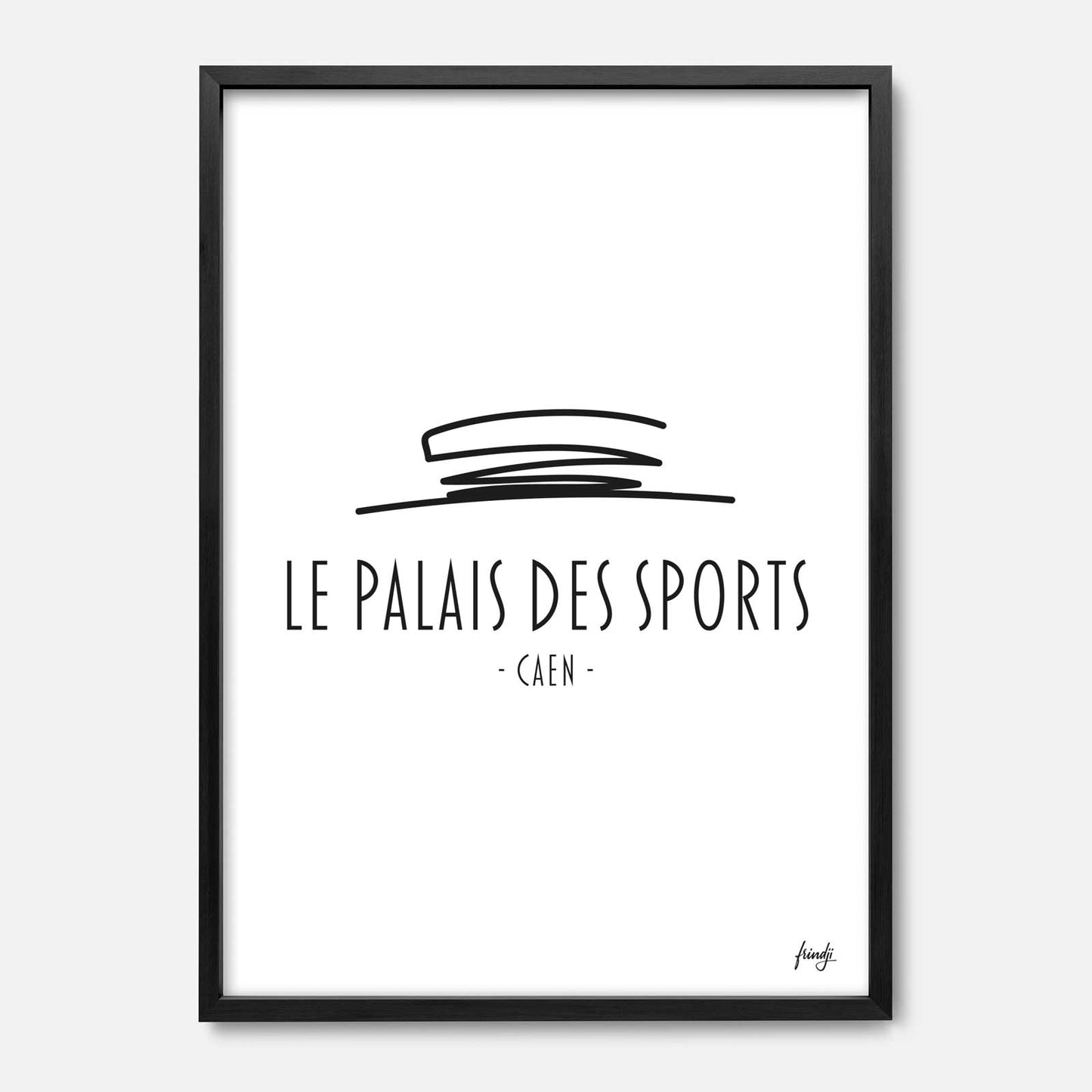 Affiche palais des sports Caen