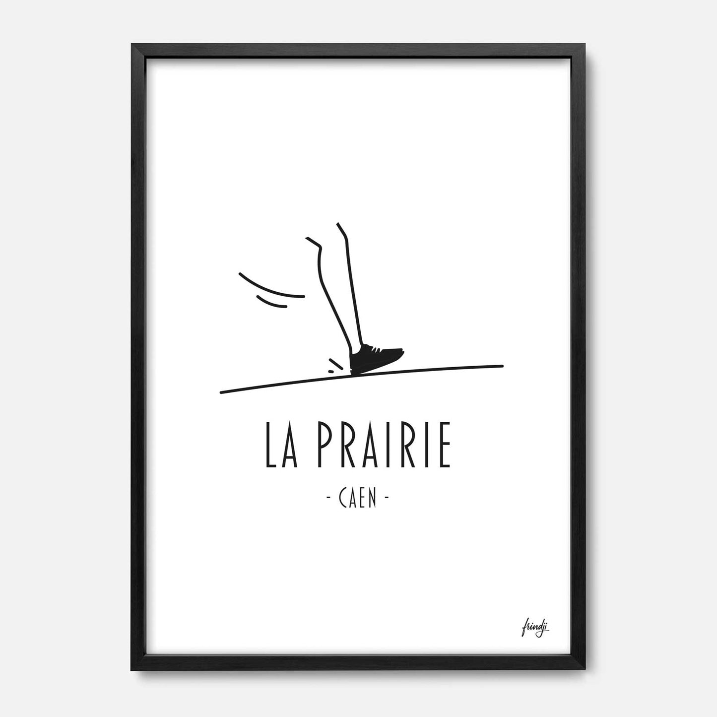 Affiche prairie Caen