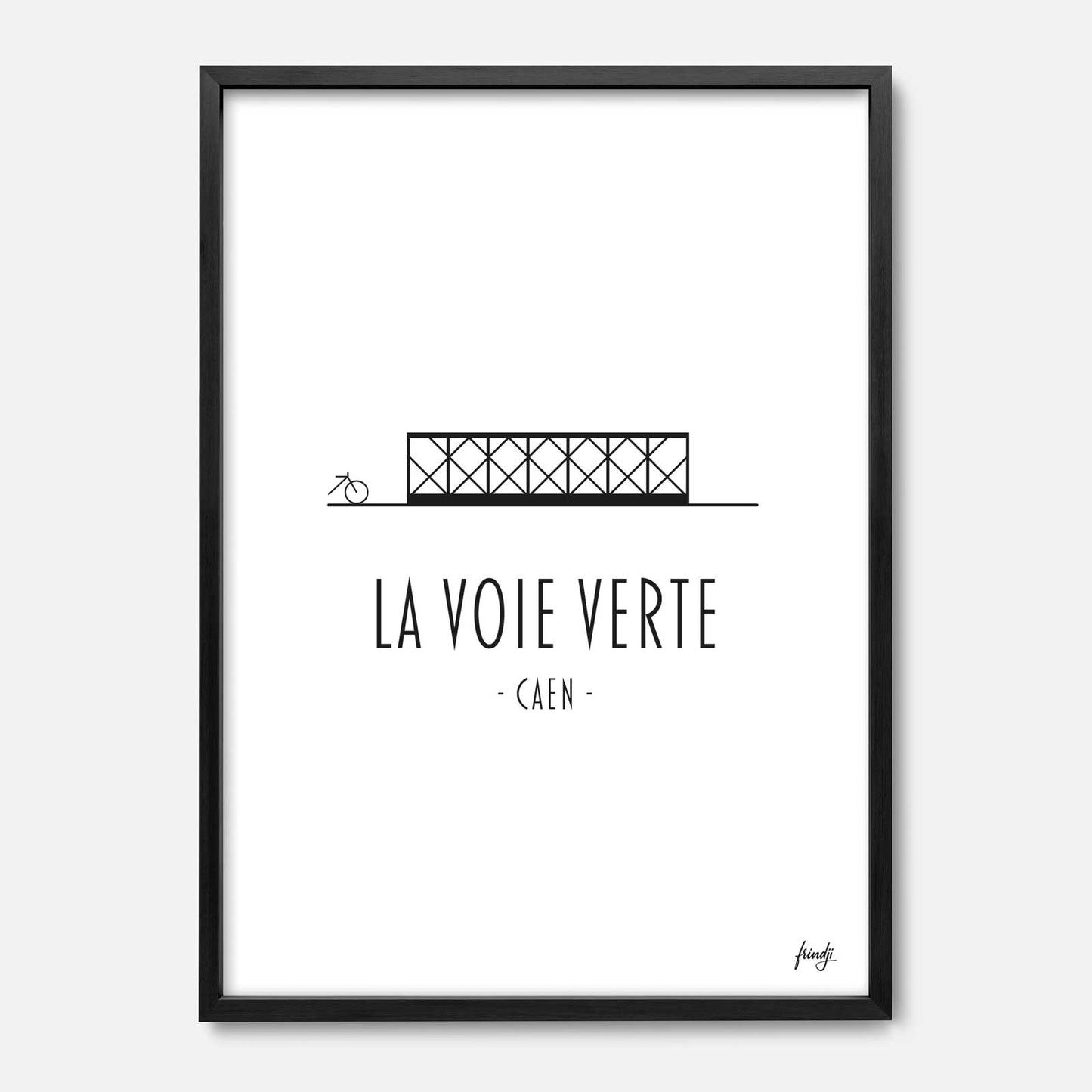 Affiche voie verte Caen