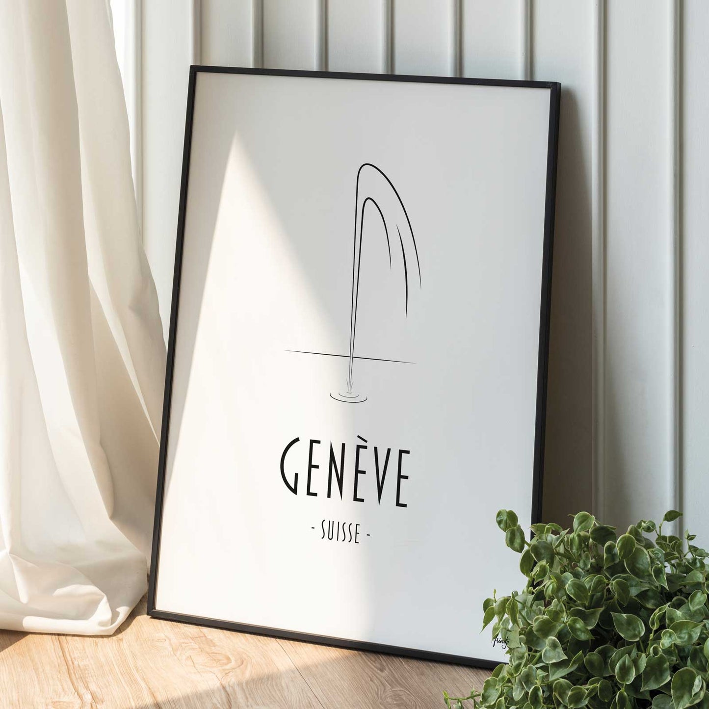 Affiche ville Genève