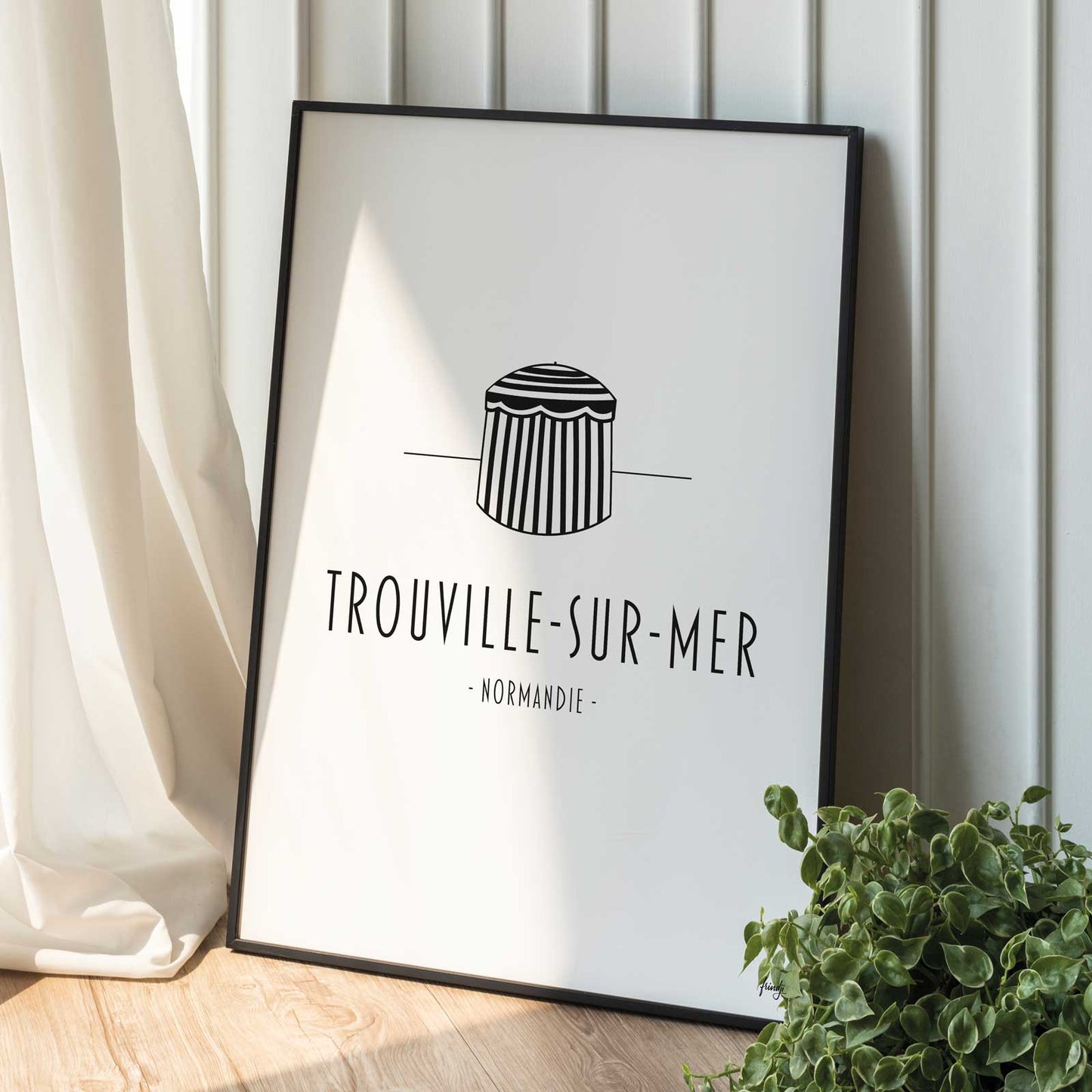 Affiche de la ville de Trouville-sur-Mer