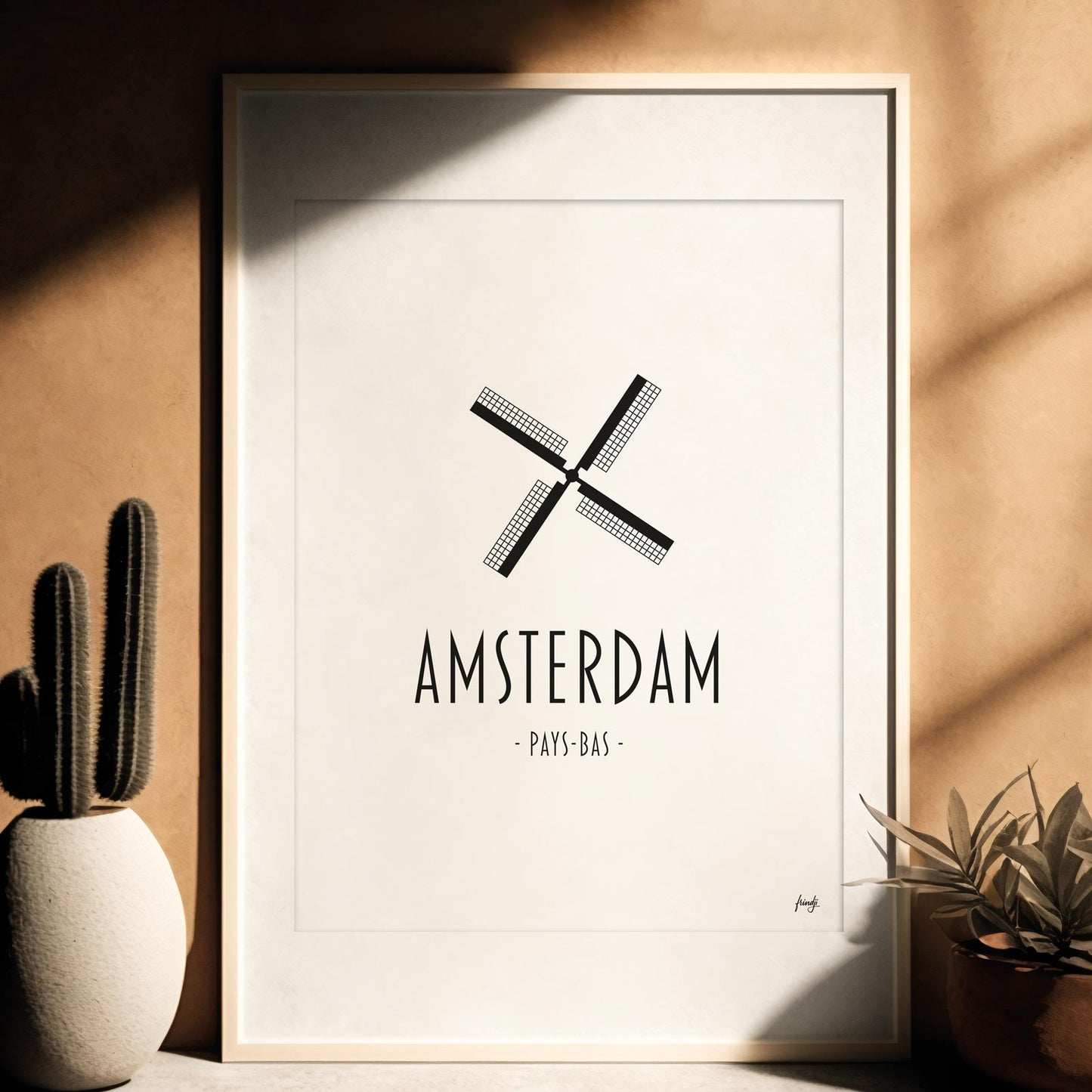 Affiche moderne Amsterdam