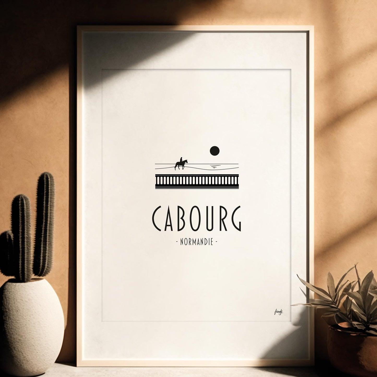 Affiche Cabourg en Normandie dans le Calvados