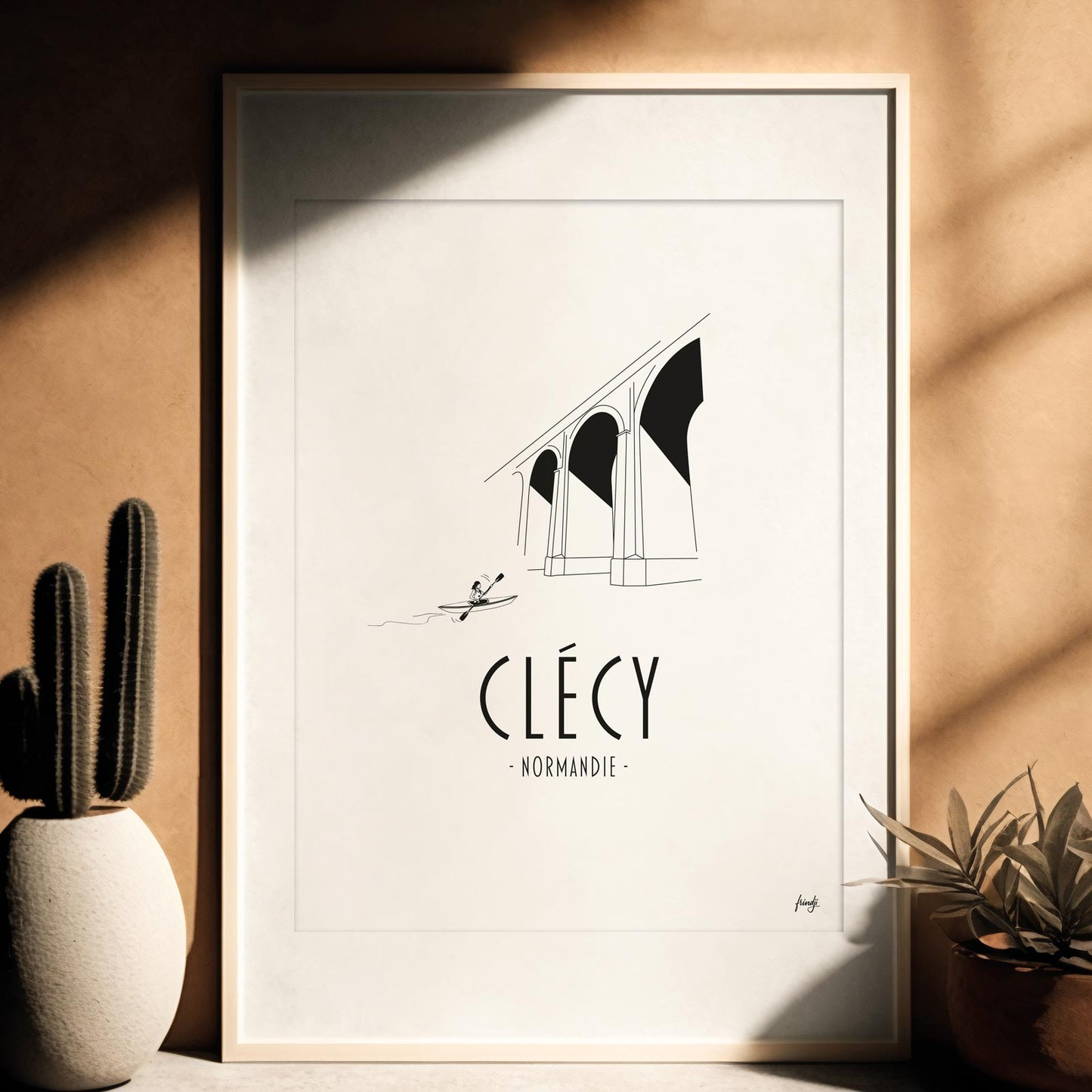 Affiche de la ville de Clécy