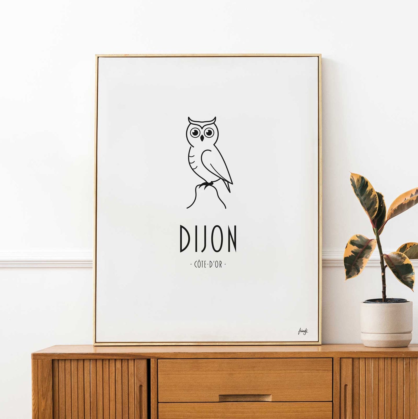 Affiche de la ville de Dijon