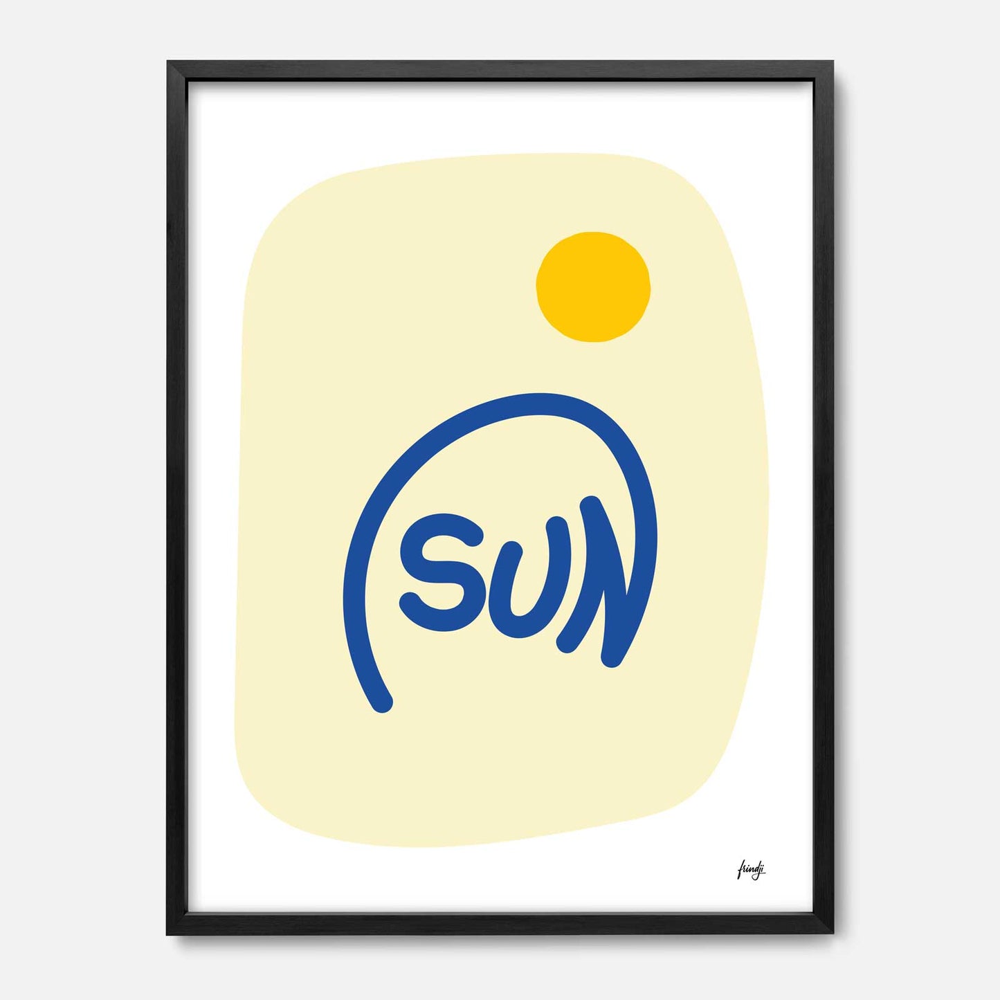 Affiche SUN pour une déco pleine de soleil dans votre intèrieur