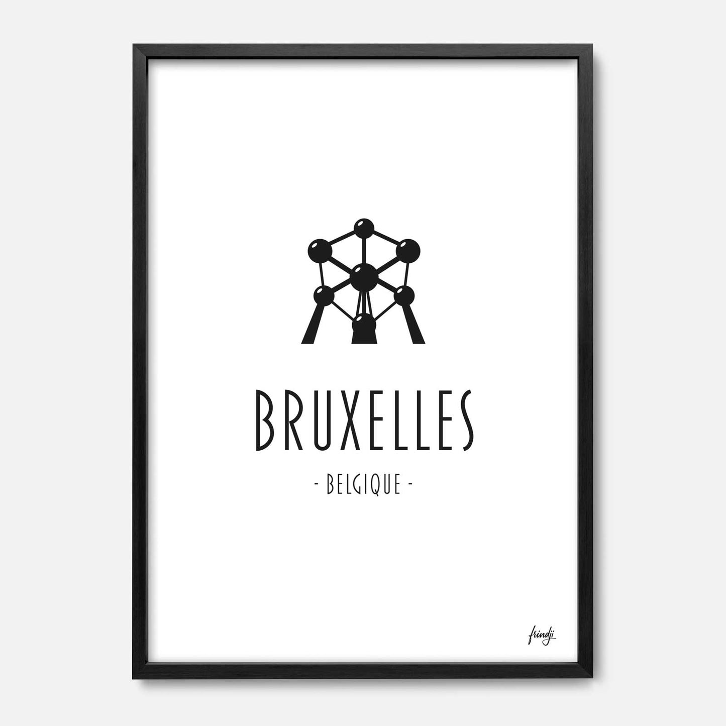 Affiche ville Bruxelles