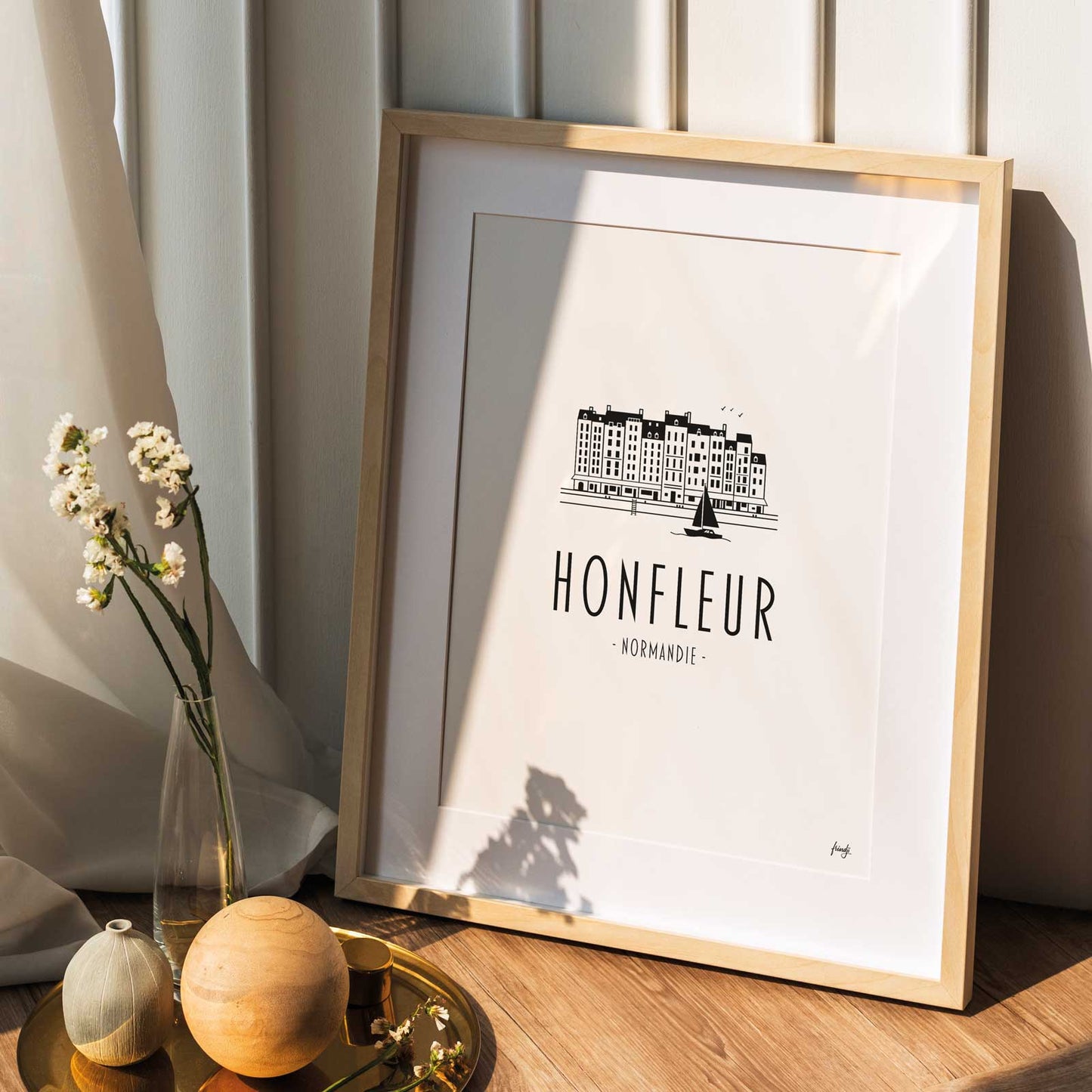 Poster d'Honfleur en Normandie
