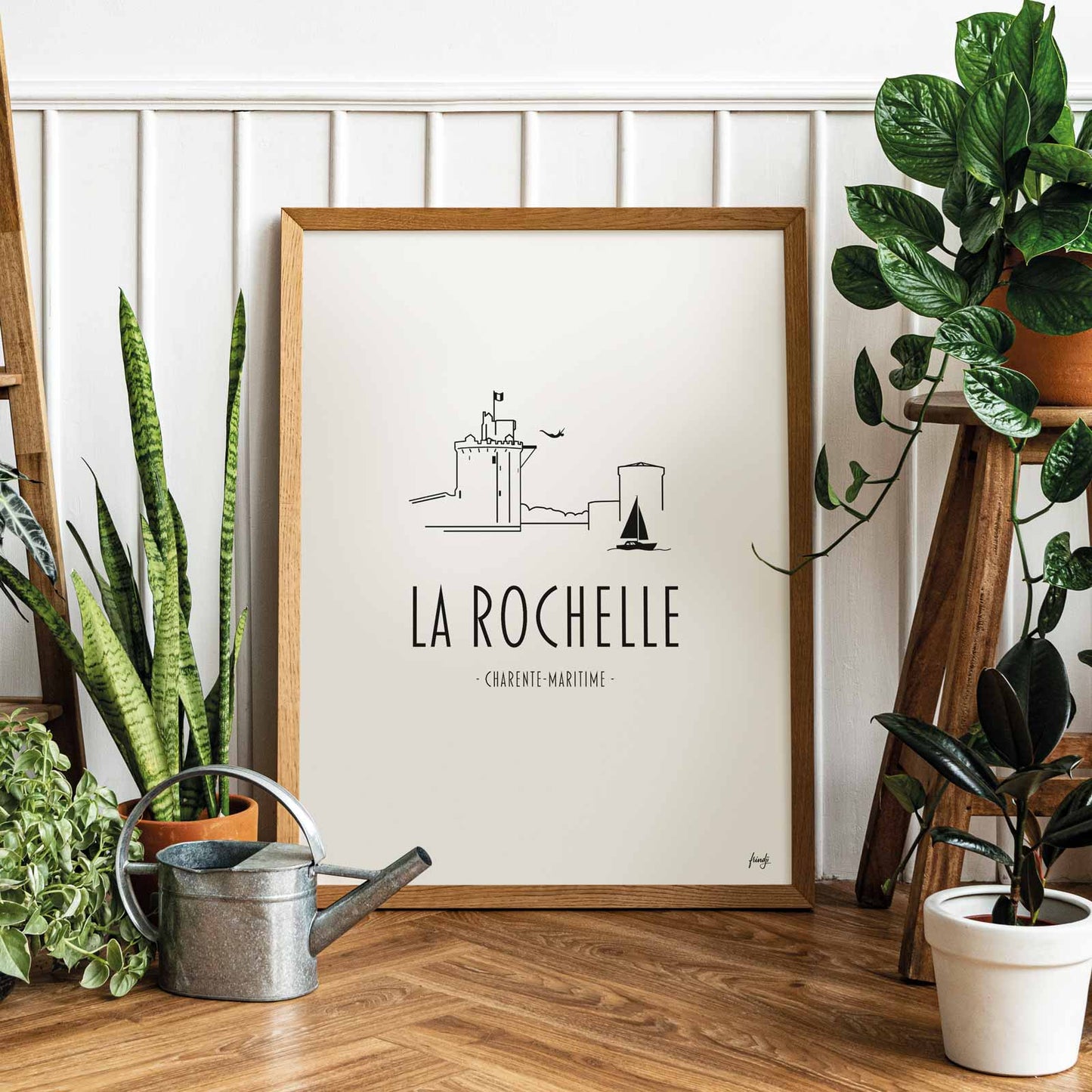 Affiche ville de La Rochelle