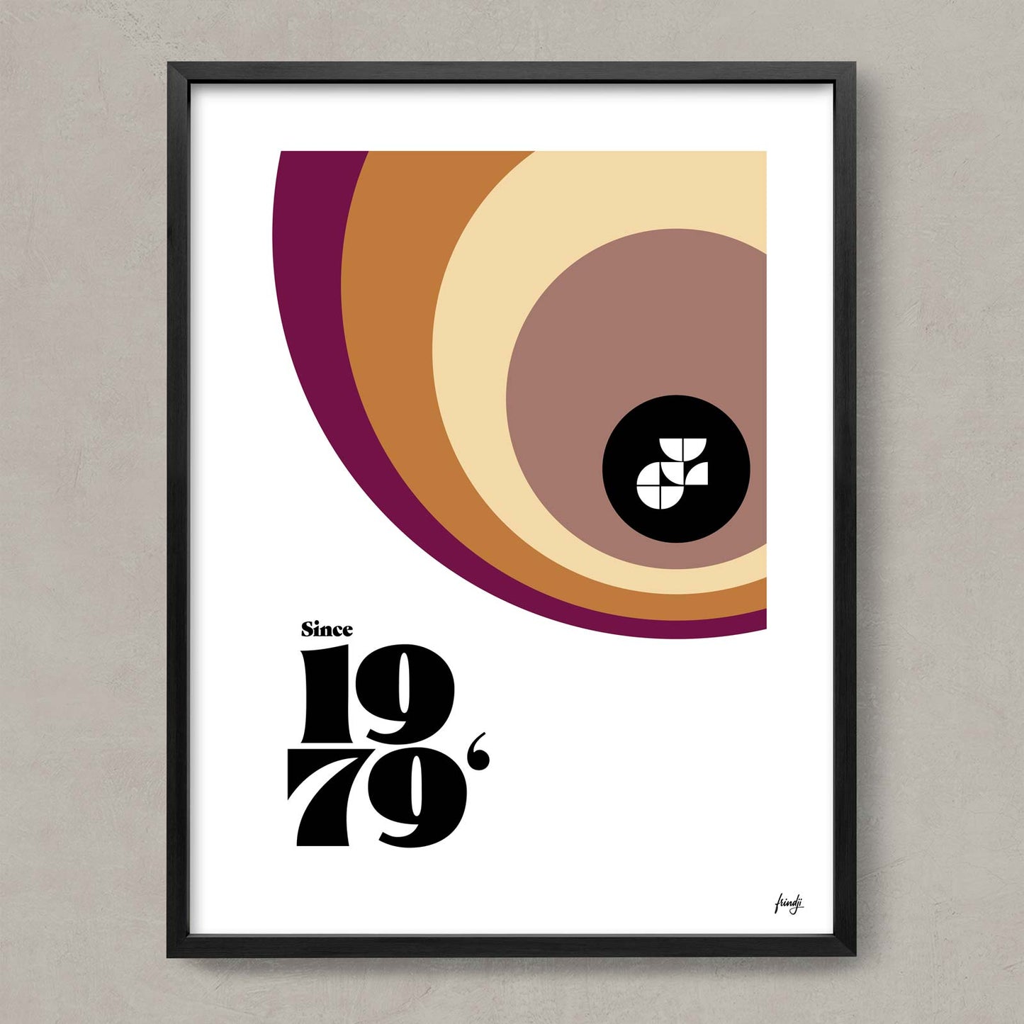 Affiche vintage pour déco 1979