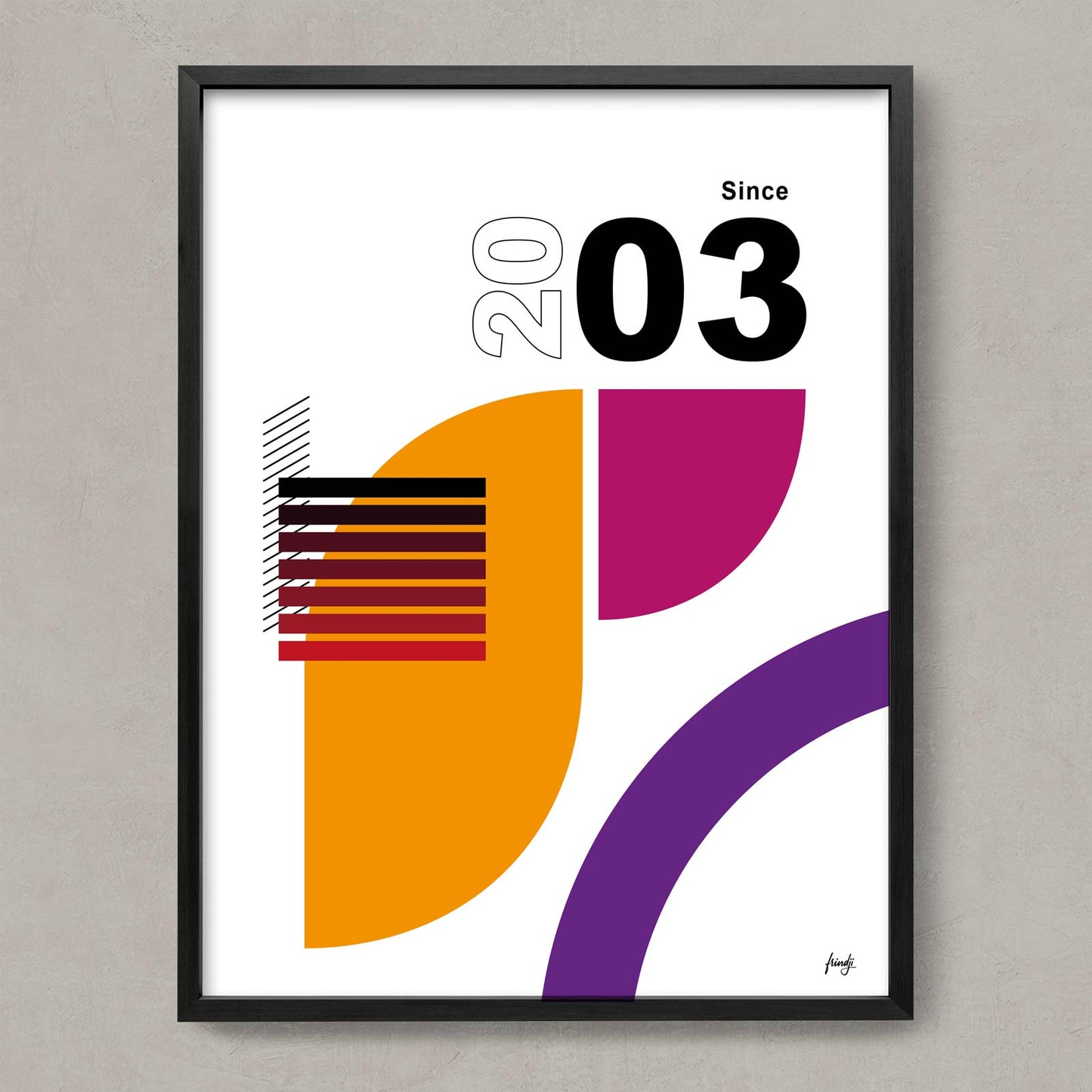 Affiche moderne 2003