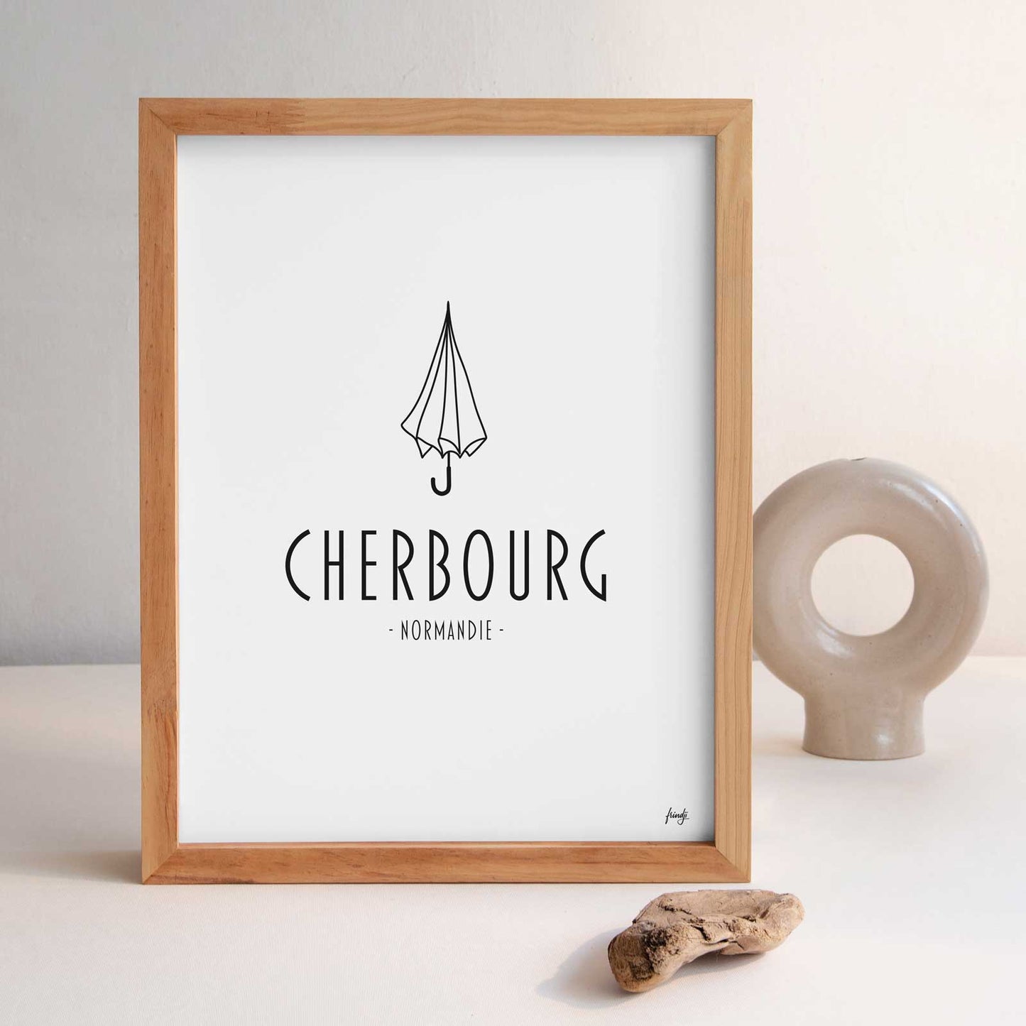 Affiche parapluie de Cherbourg