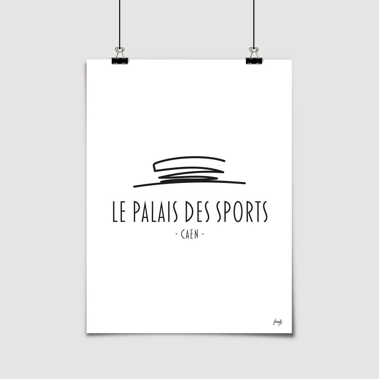 Affiche palais des sports Caen