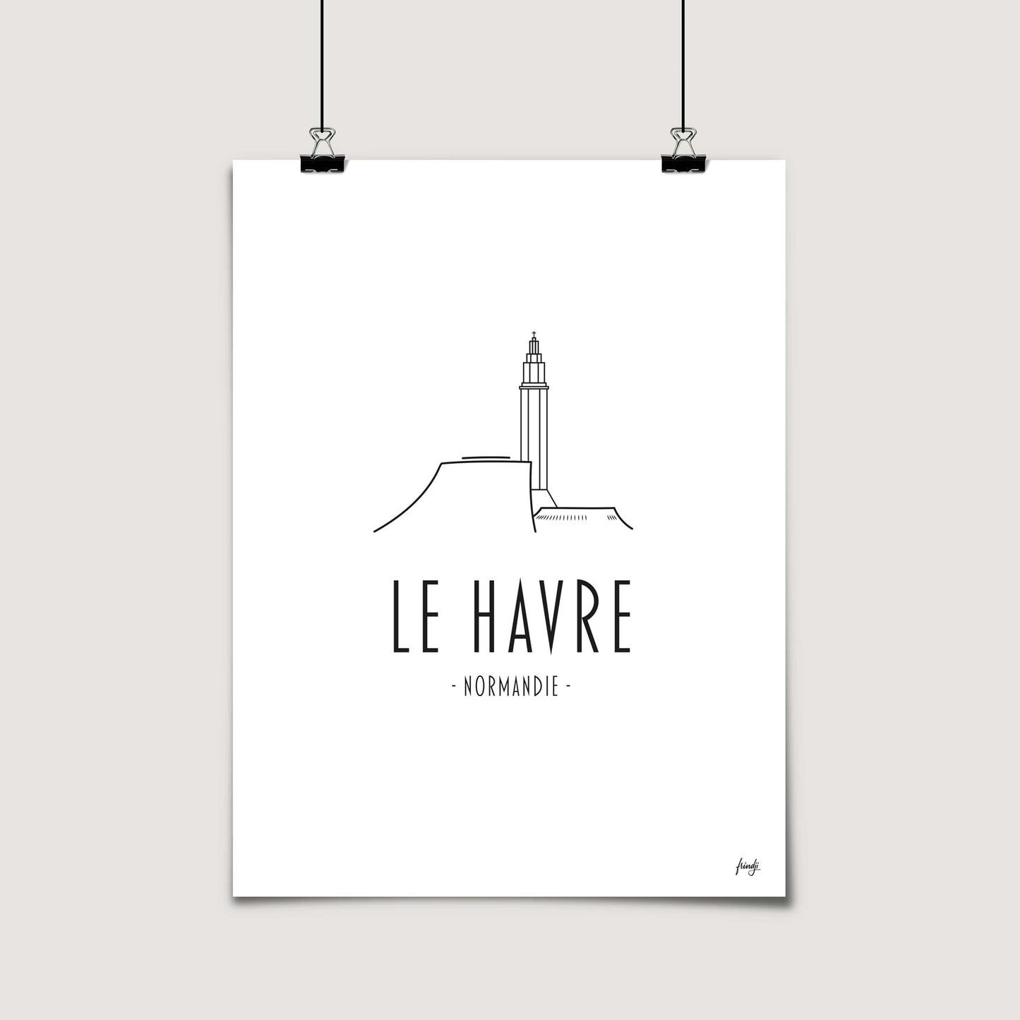 Illustration ville du Havre