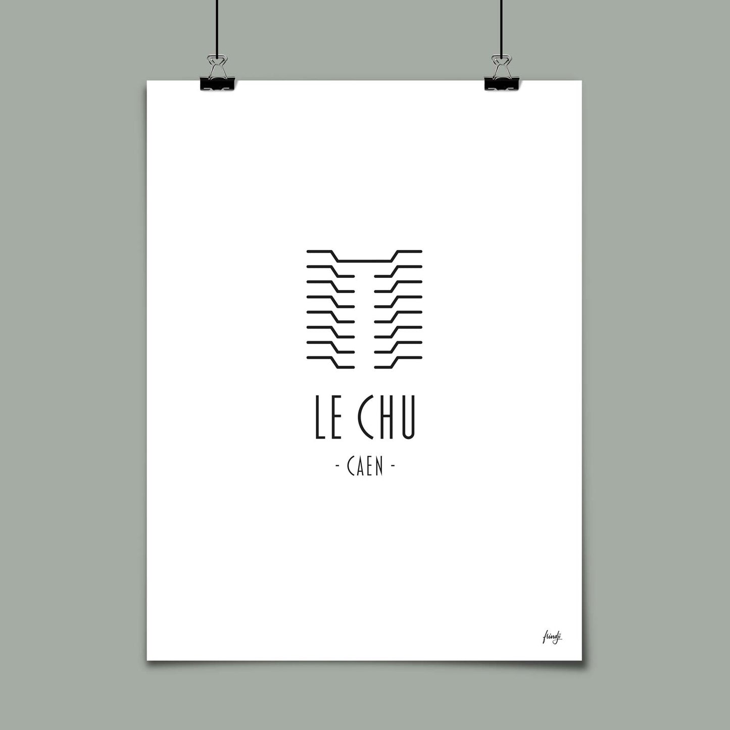 Affiche du CHU de Caen