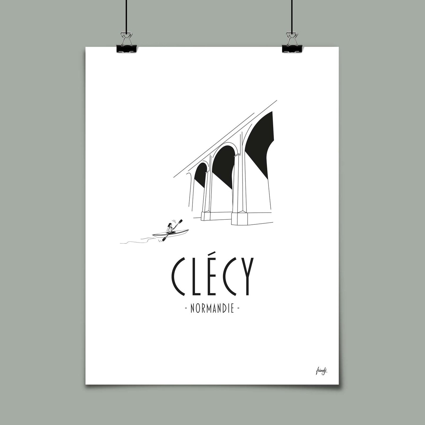 Poster Clécy Suisse normande