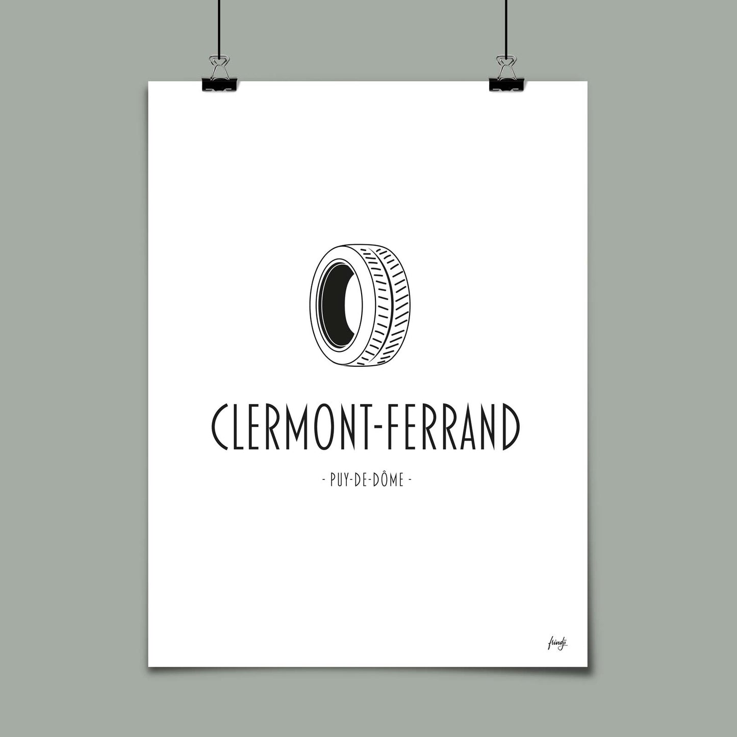 Poster clermont-ferrand