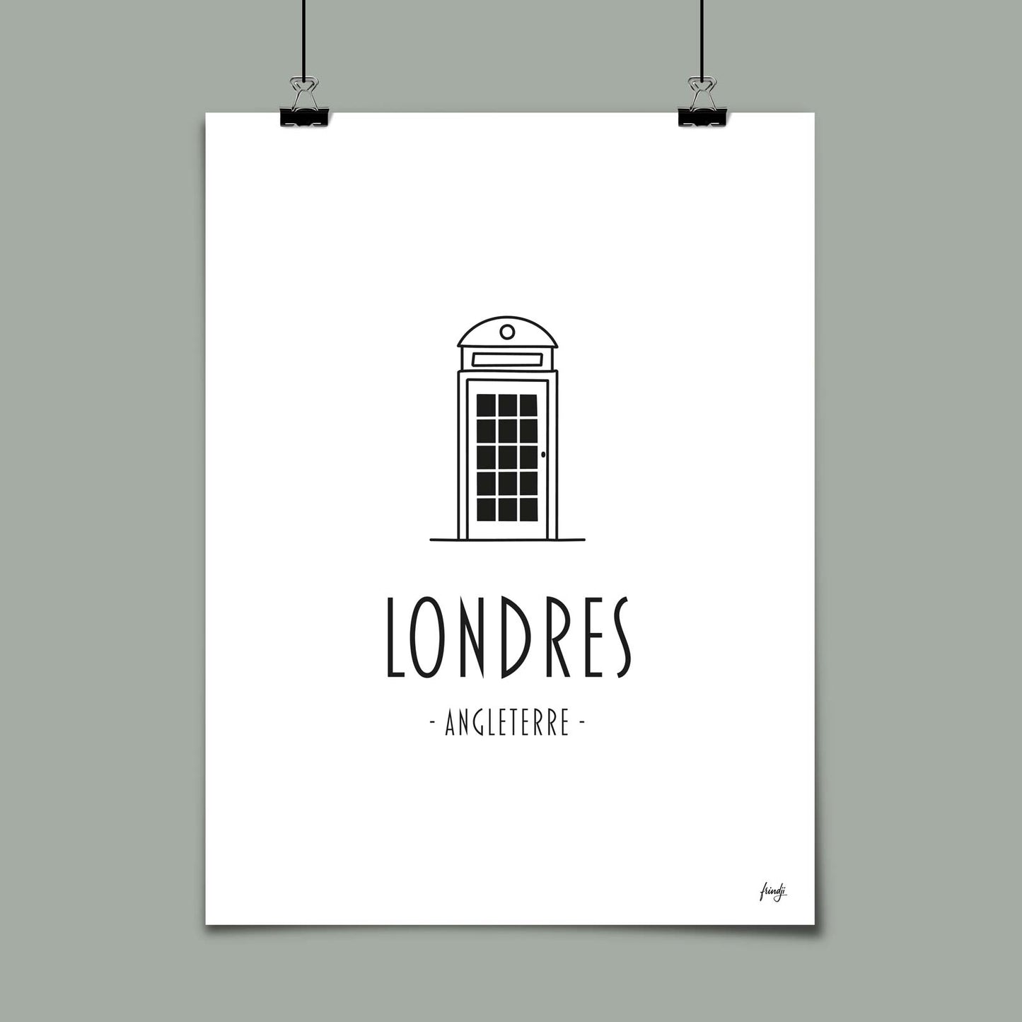 Poster Londres Angleterre