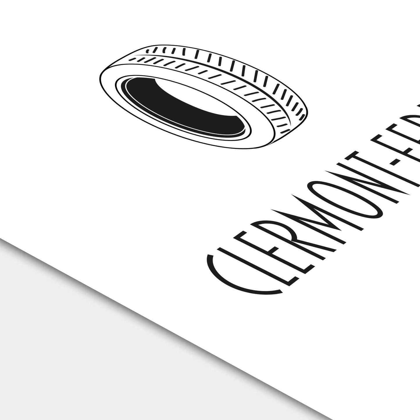 Affiche ville Clermont-Ferrand