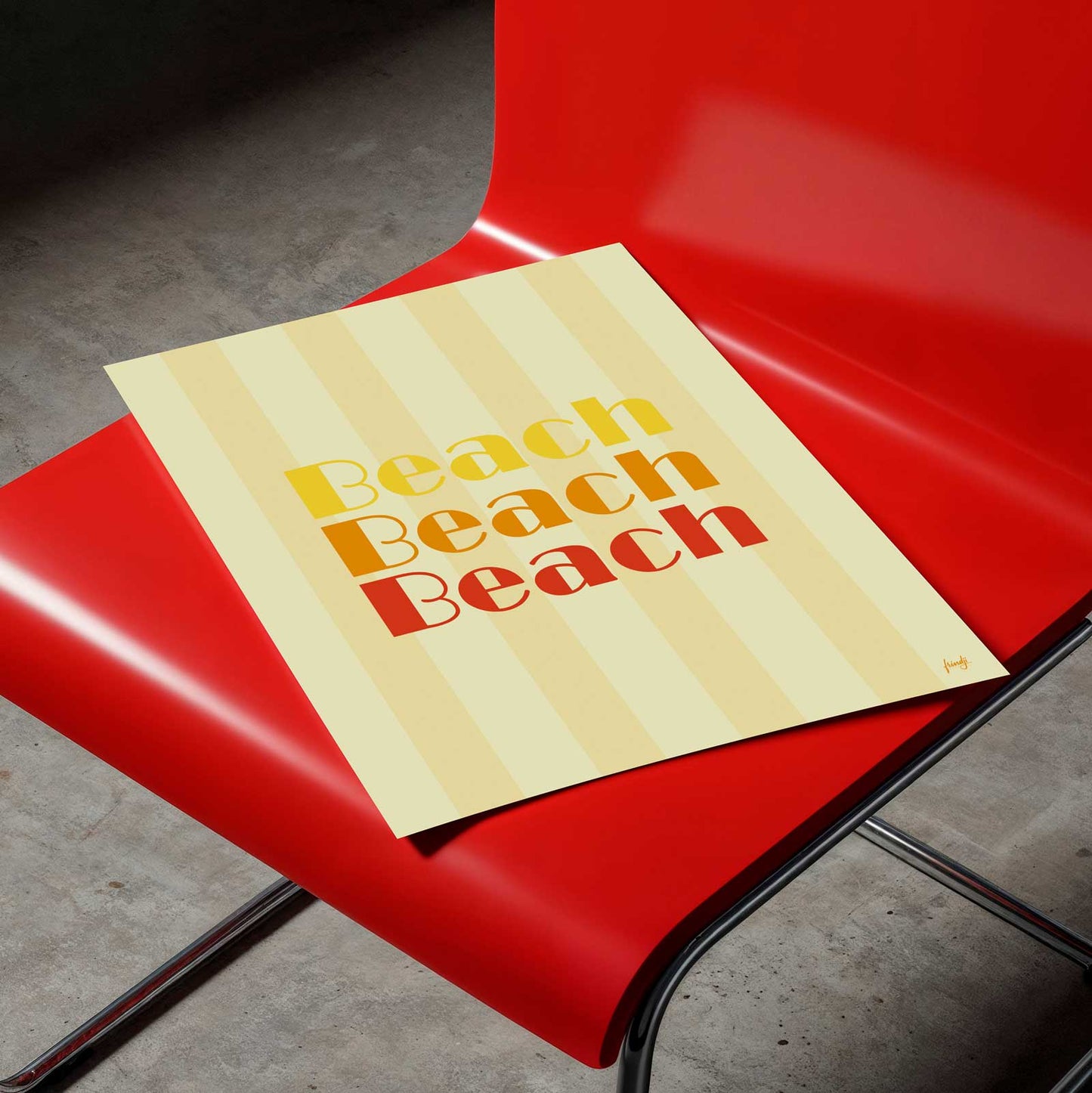 Affiche Beach