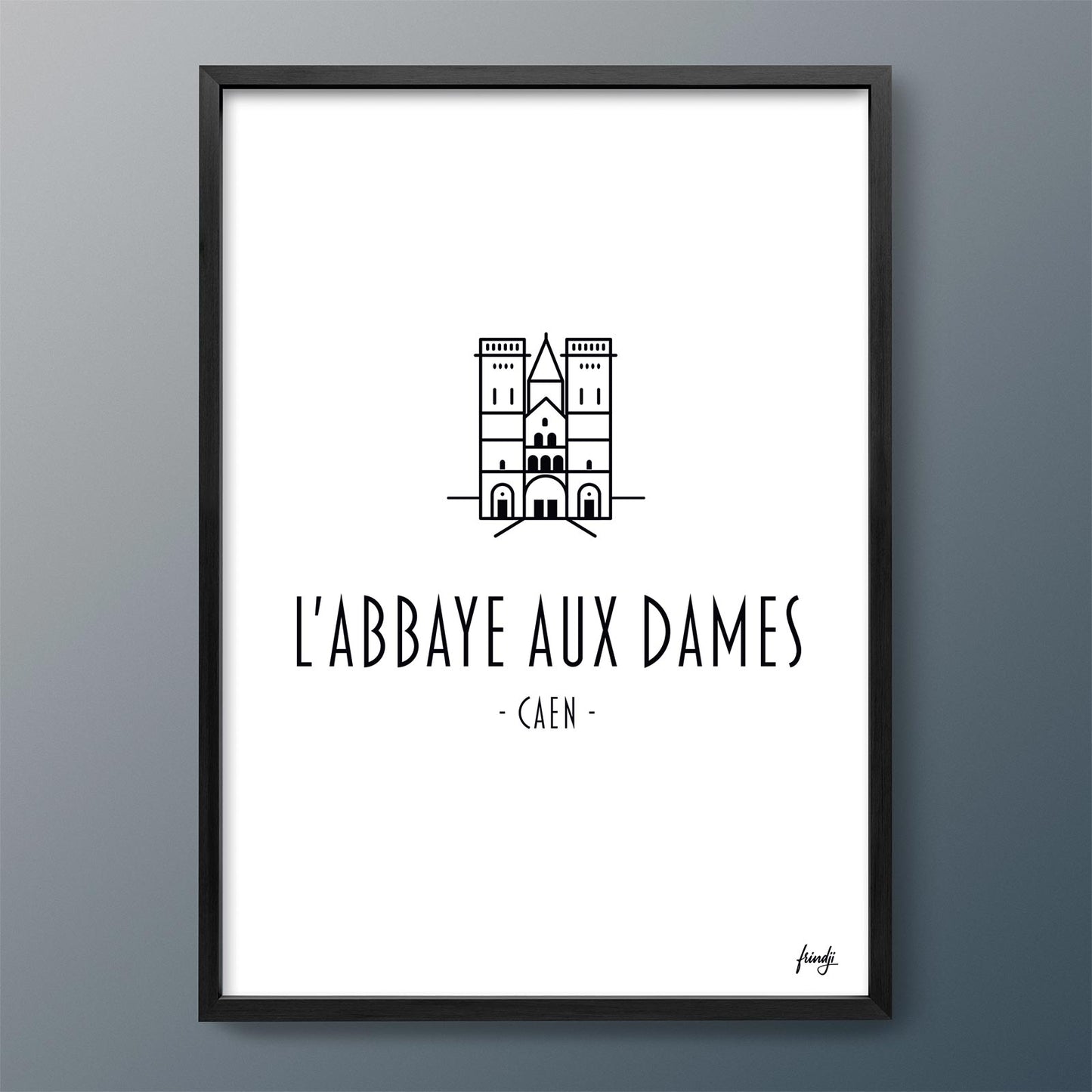 Poster Abbaye aux dames Caen