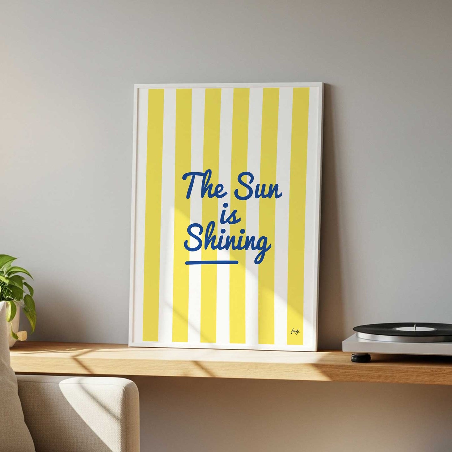 Affiche The sun is shining