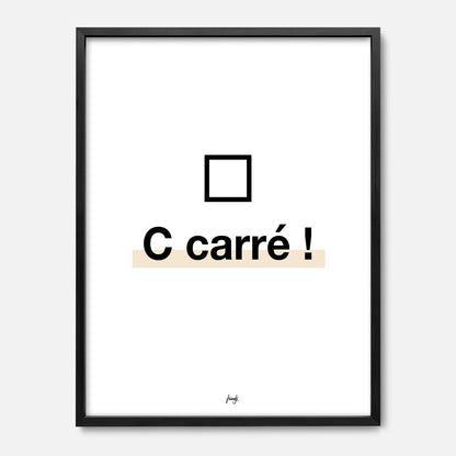 Affiche C carré
