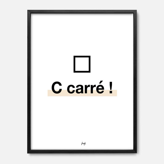 Affiche C carré