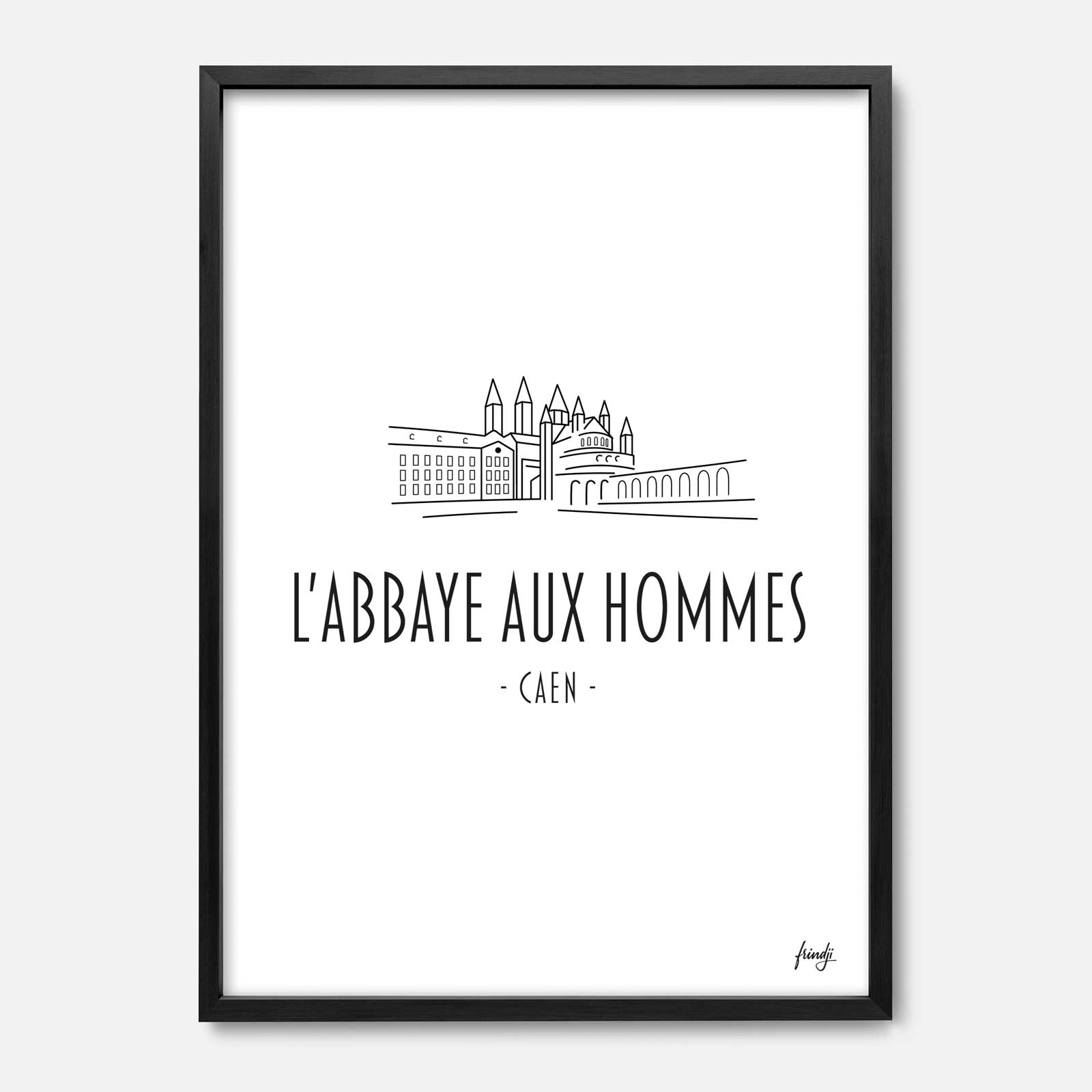 Affiche Abbaye aux hommes