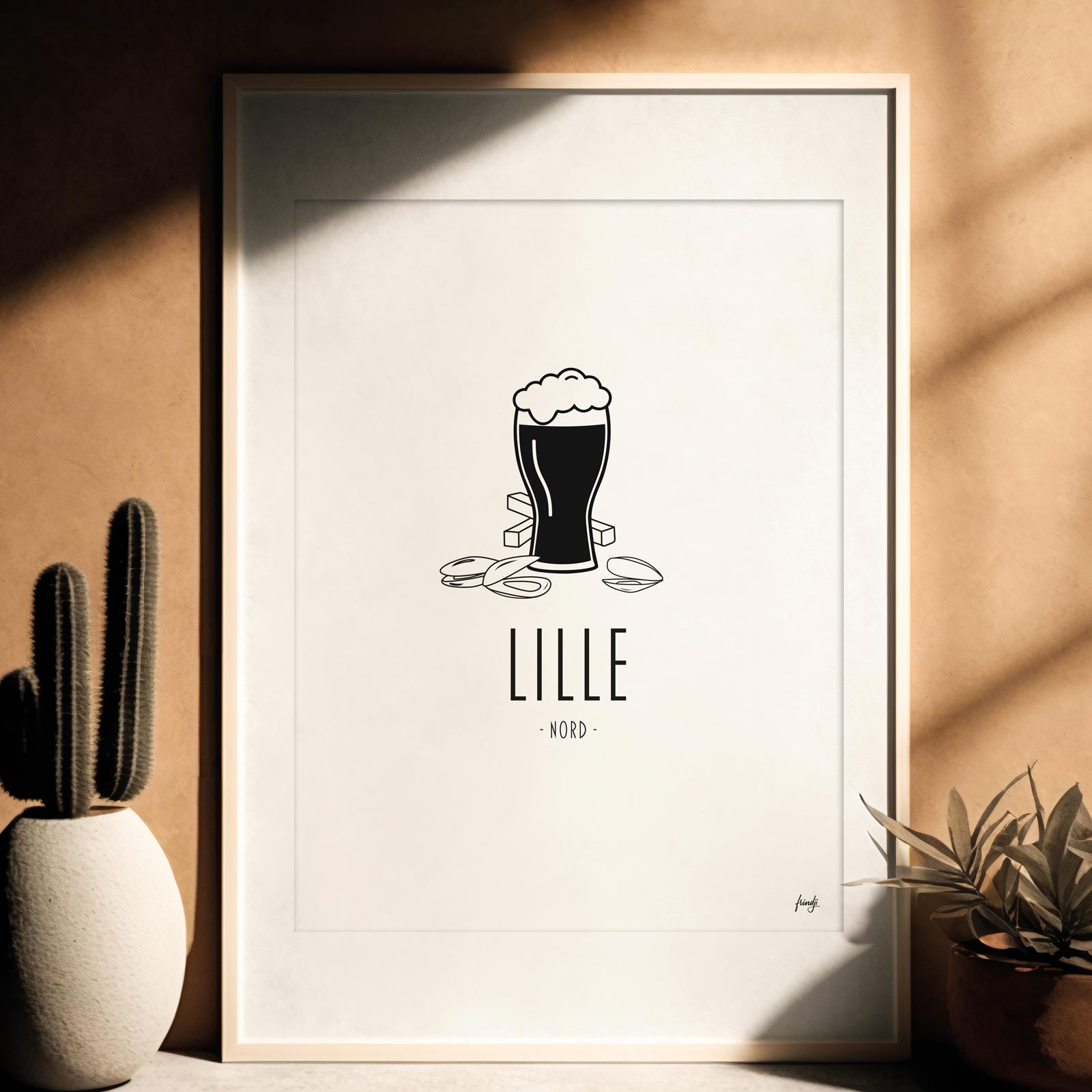 Affiche ville lille
