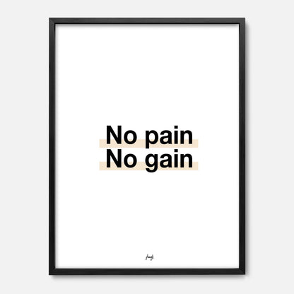 Affiche No Pain No Gain