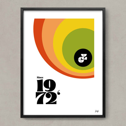 Affiche moderne 1972