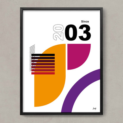 Affiche moderne 2003