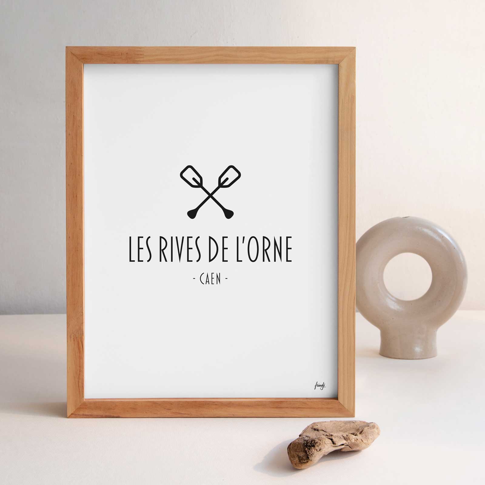 Illustration les rives de l'orne à Caen