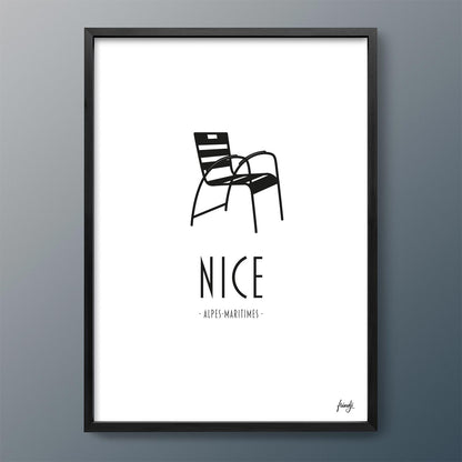 Affiche ville Nice