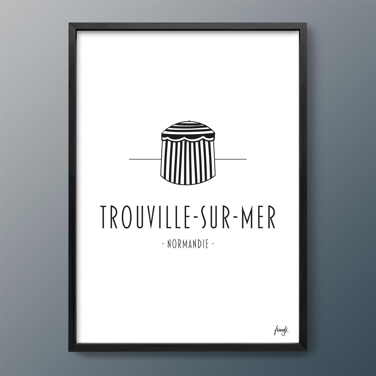 Illustration Trouville-sur-Mer en Normandie