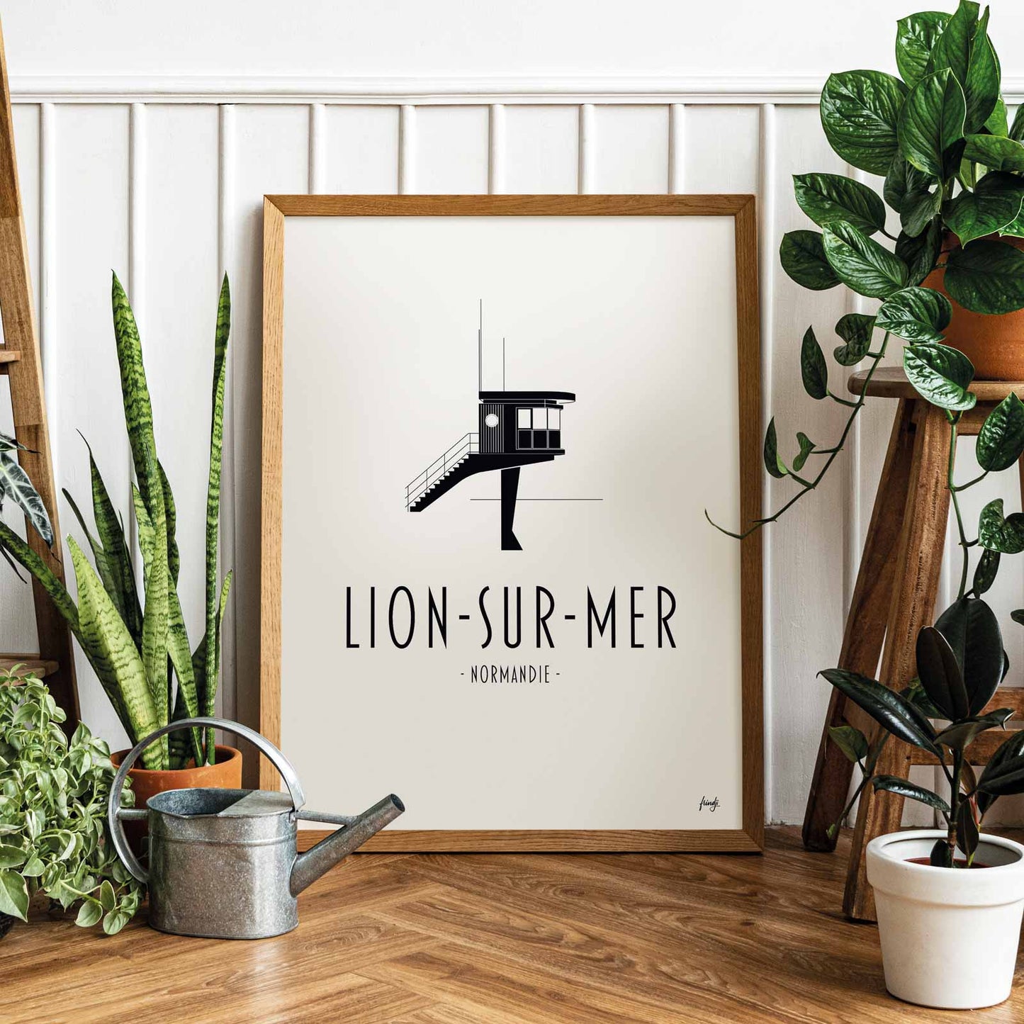 Poster de Lion-sur-mer poste sauvetage rescue