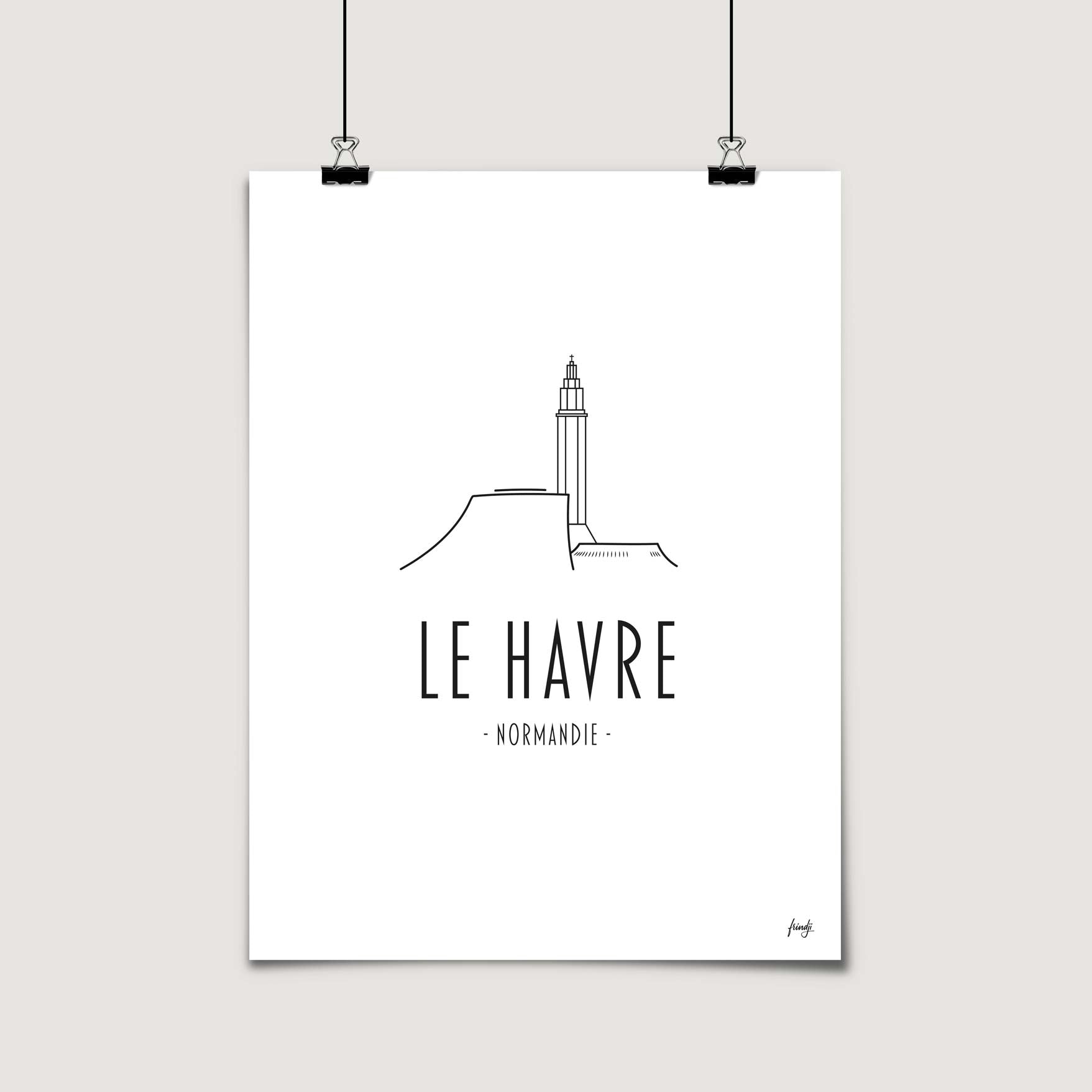 Illustration ville du Havre