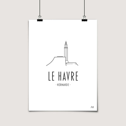 Illustration ville du Havre