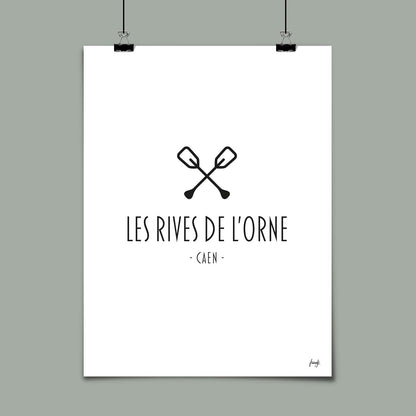 Affiche rives de l'Orne Caen