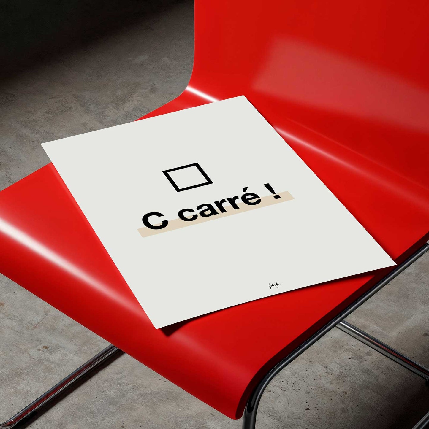 Affiche C carré
