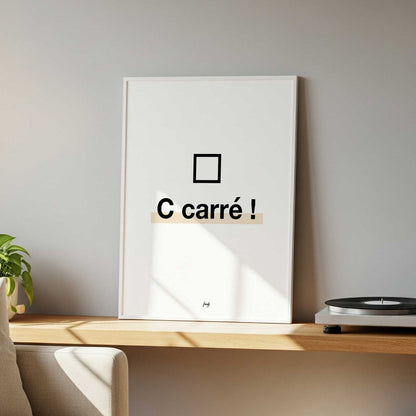 Affiche C carré